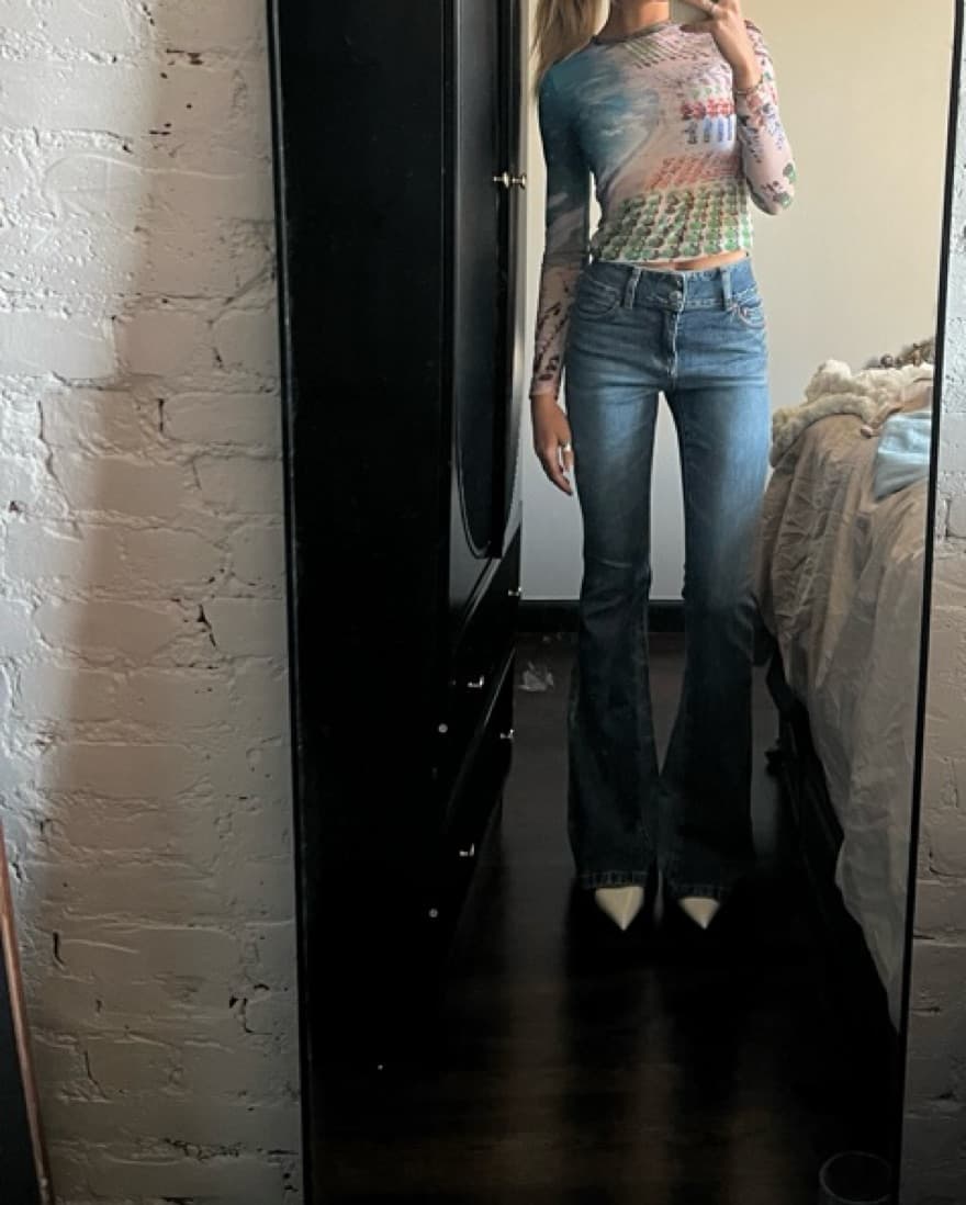 alice & olivia mesh long sleeve  - Image 2