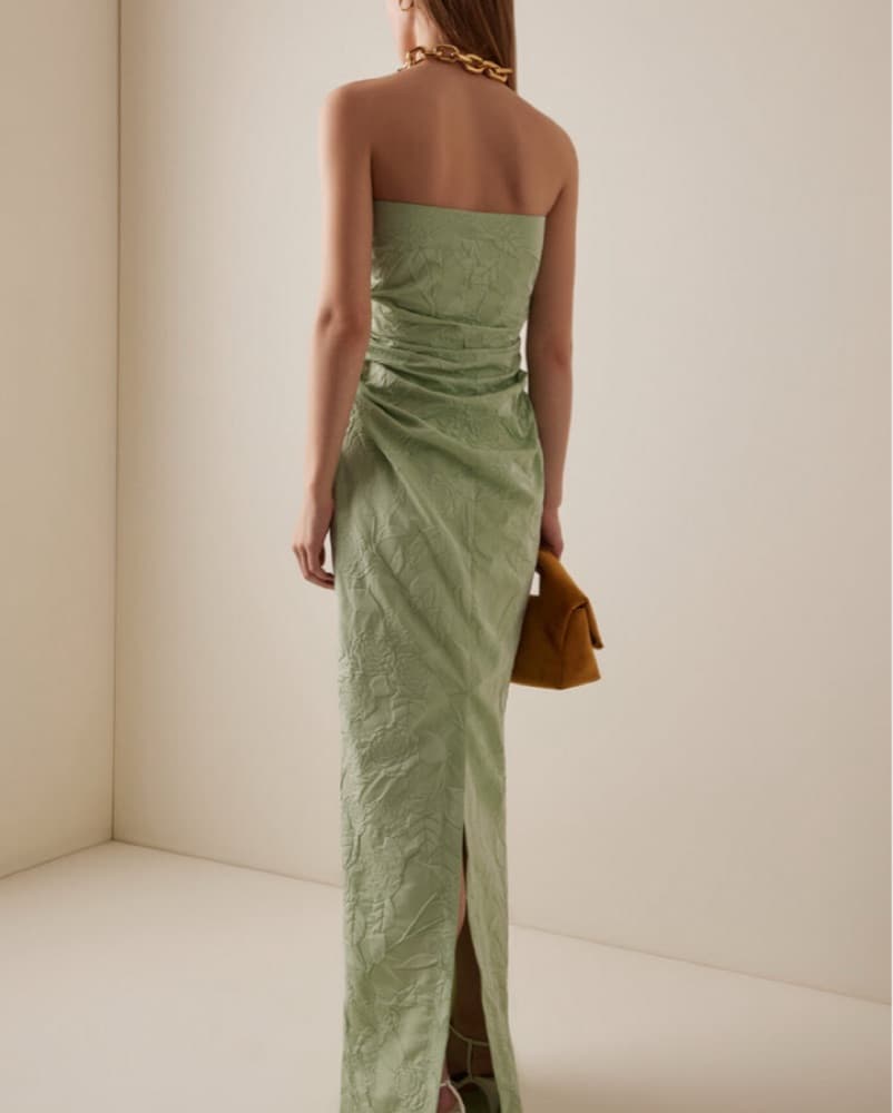 Bernadette Vera Dress Green - Image 3