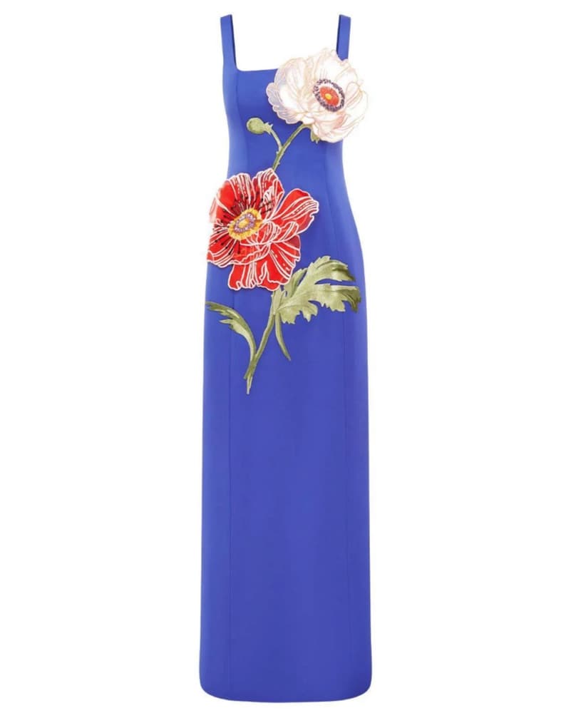 Leo Lin Adelina Dress | | Blue Wedding Guest Dress, Blue Bridesmaid Dress, Blue Formal Dress - Image 4