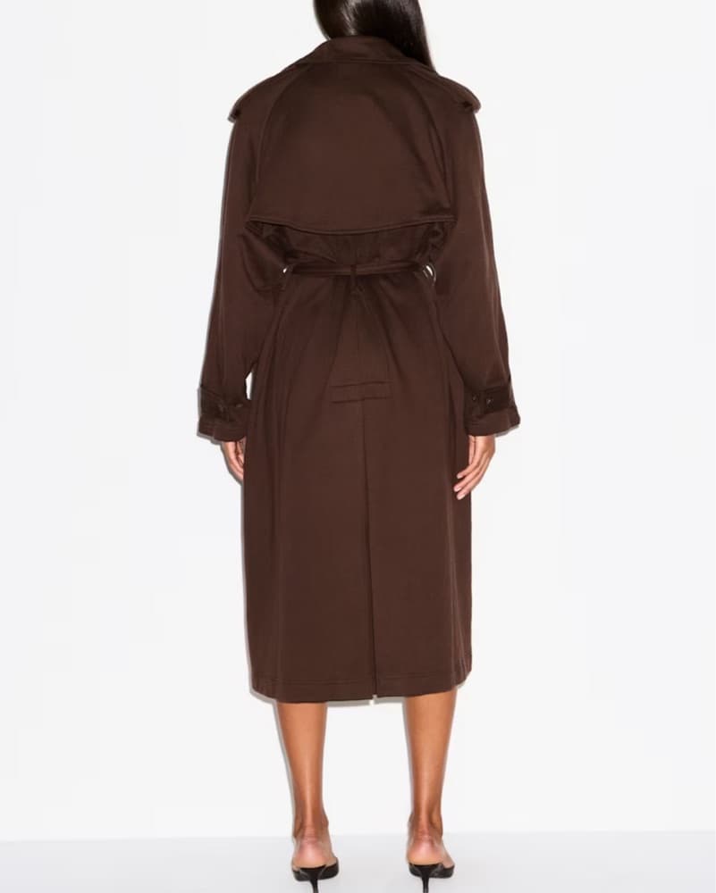 Skims Boyfriend Fleece Oversized Trench  - Image 2