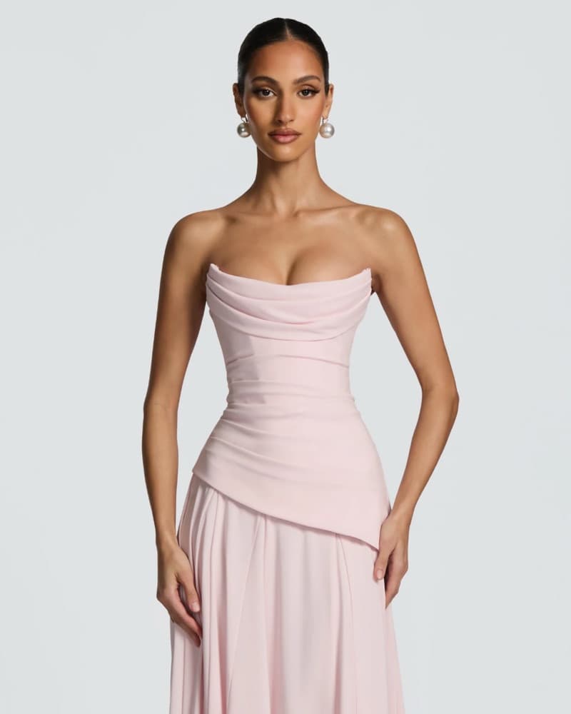 PATRICIA MAXI DRESS - BLUSH - Image 1