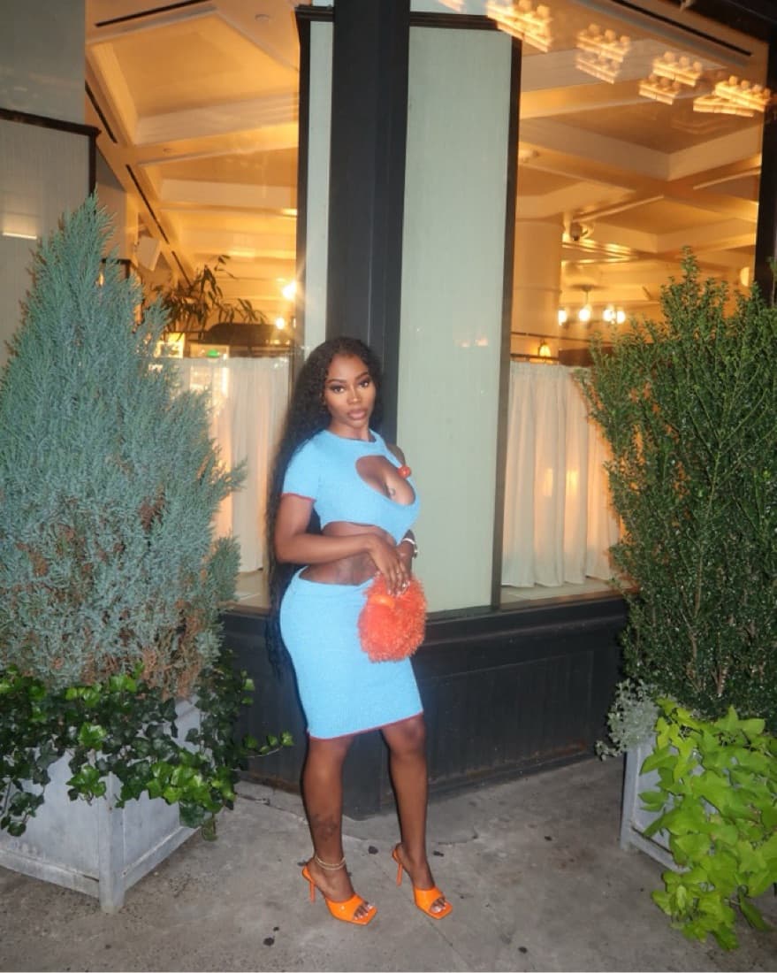 Blue Jacquemus Dress - Image 3