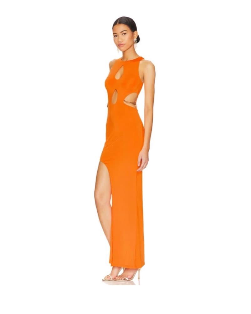 Vibrant Orange Superdown Dress - Image 2