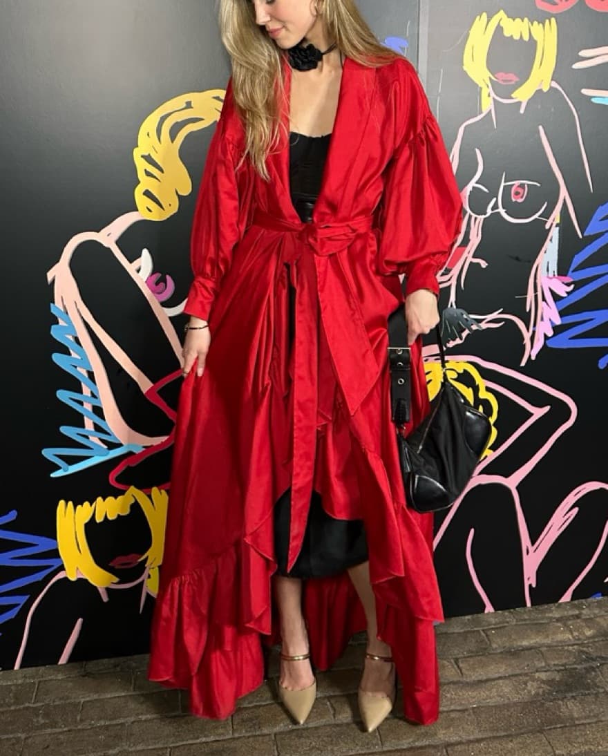 Red Formal Dress Gown - Image 3