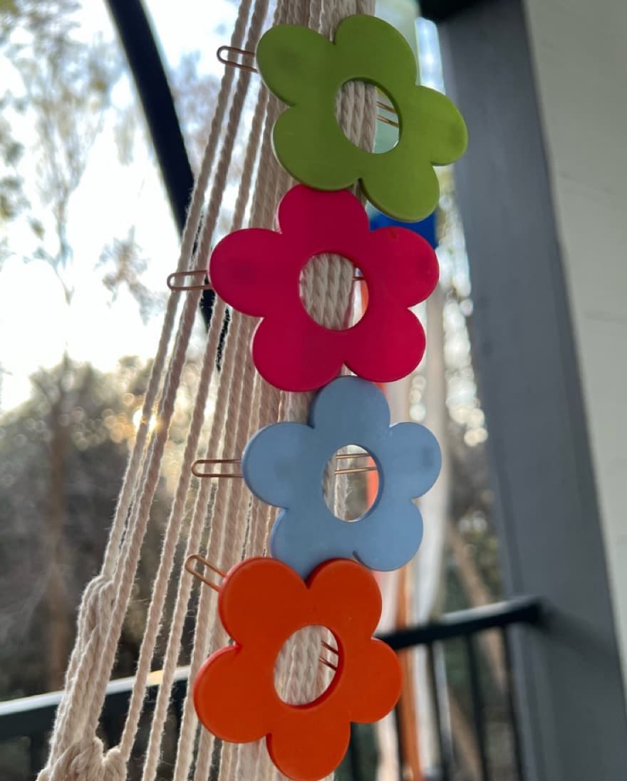 Adorable Pop Of Flowers Hair Clips - Image 1