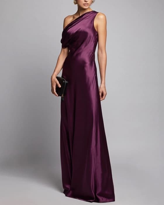 Cushnie Draped One-Shoulder Dress - Image 1