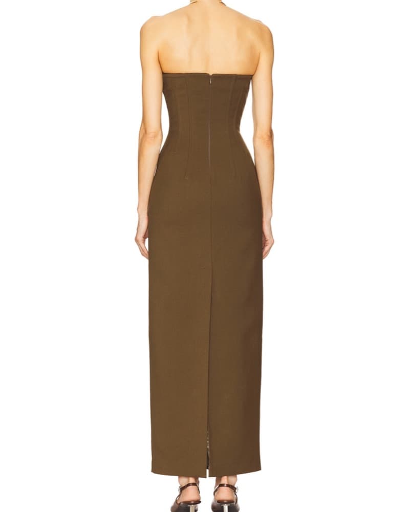HELSA Linear Suiting Dress  - Image 3