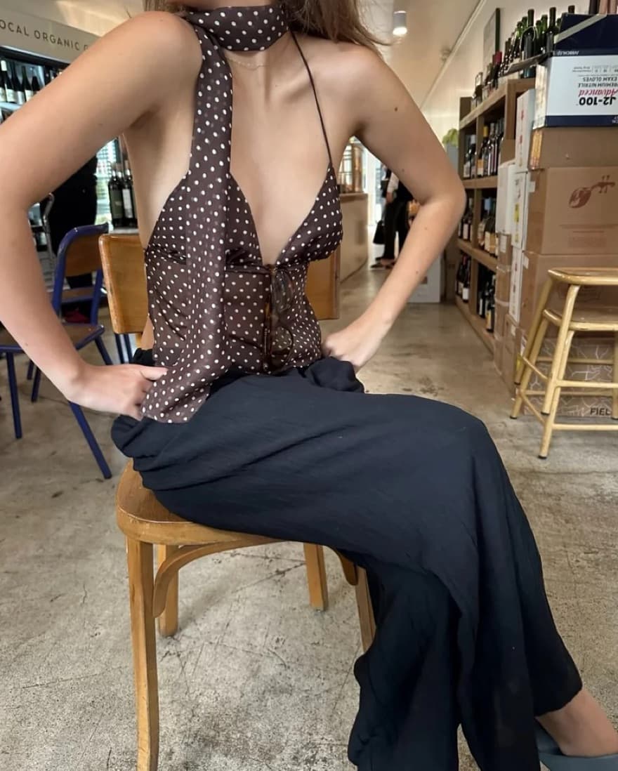 Michelangelo Polka Dot Top - Image 2