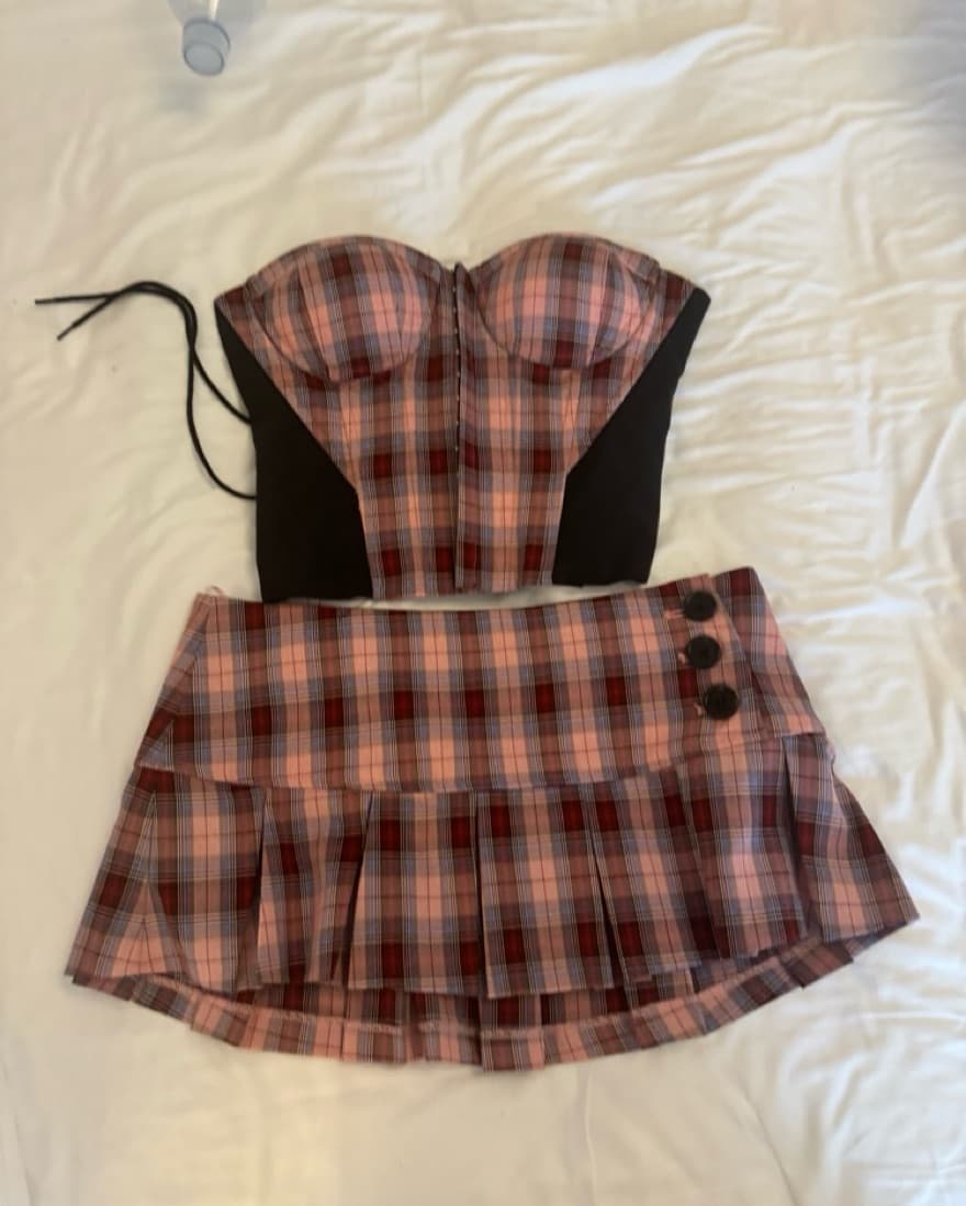Danielle Guizo Skirt Corset Set - Image 3