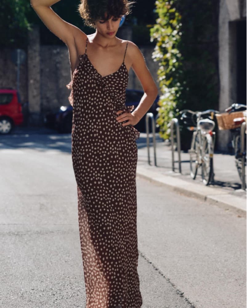 Zara Polka Dot Dress - Image 2