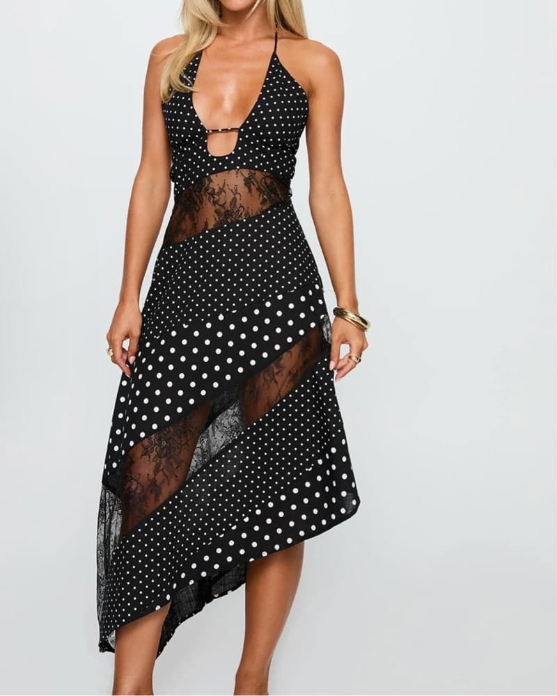 Princess polly polka dot dress - Image 2