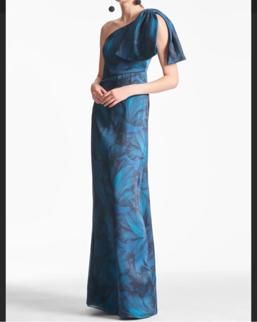 Stunning One-Shoulder Floral Maxi Dress - Image 1
