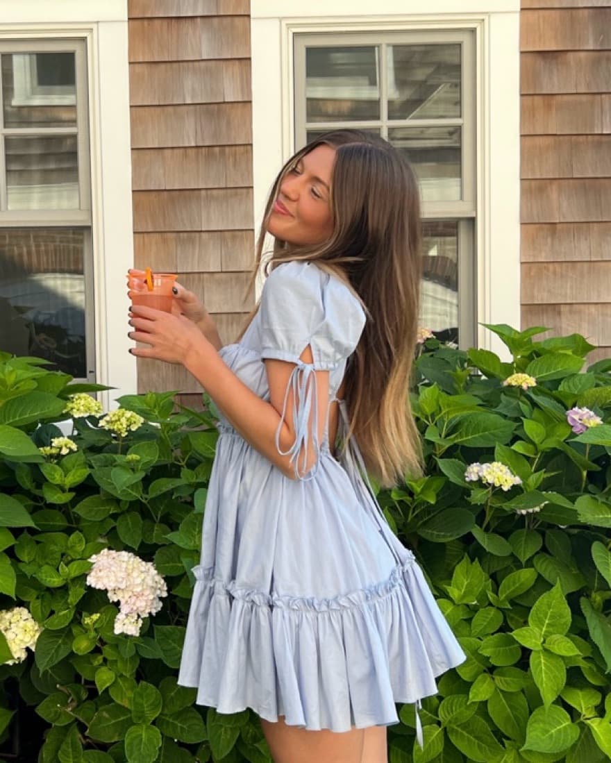 Mini Flowy Dress - Image 1