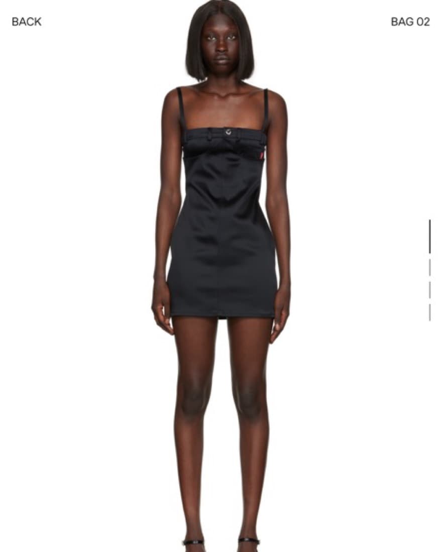 Coperni Black Bustier Mini Dress - Image 2