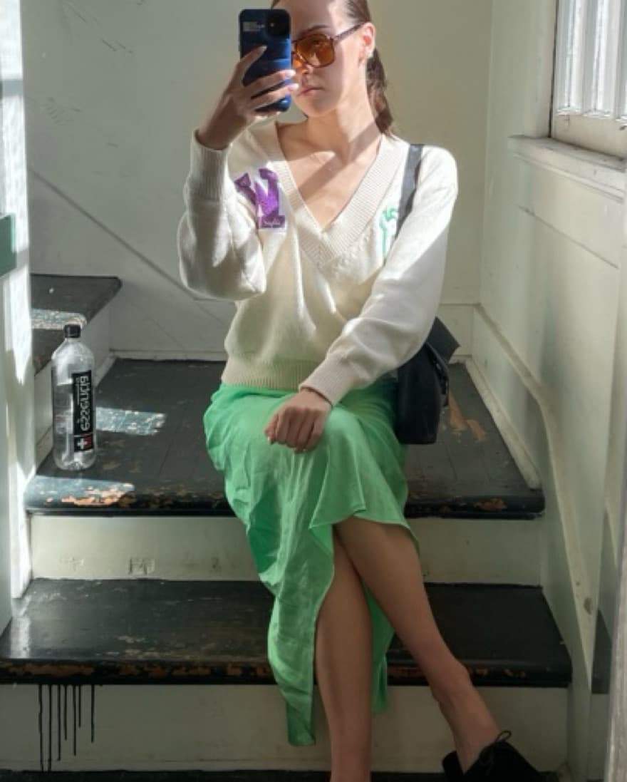 Neon Green Zara Maxi - Image 3