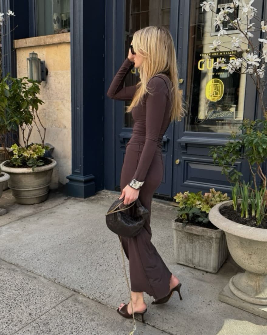 Bottega Veneta Stretch Mules Brown 8.5 - Image 3