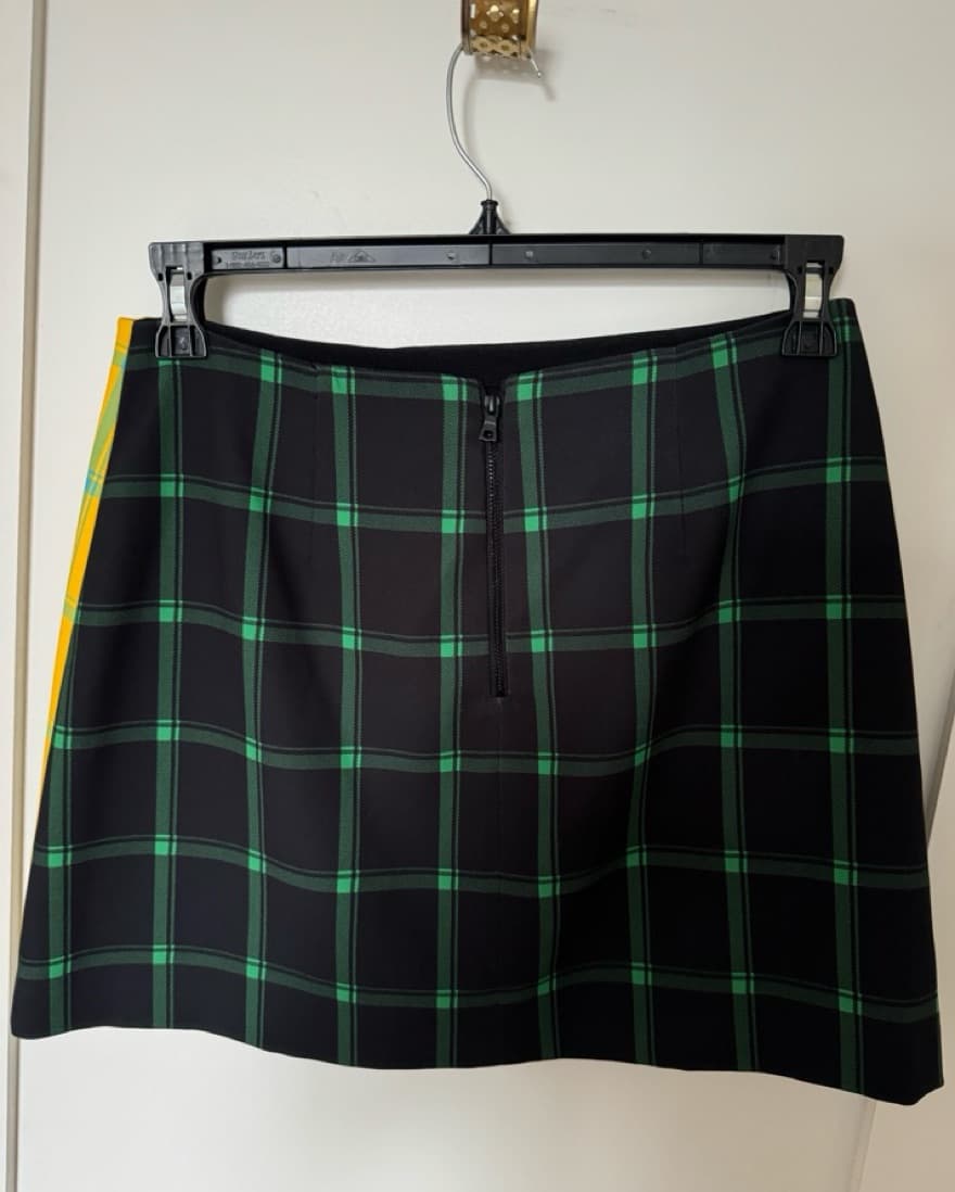 Alice + Olivia Plaid Mini Skirt - Image 2