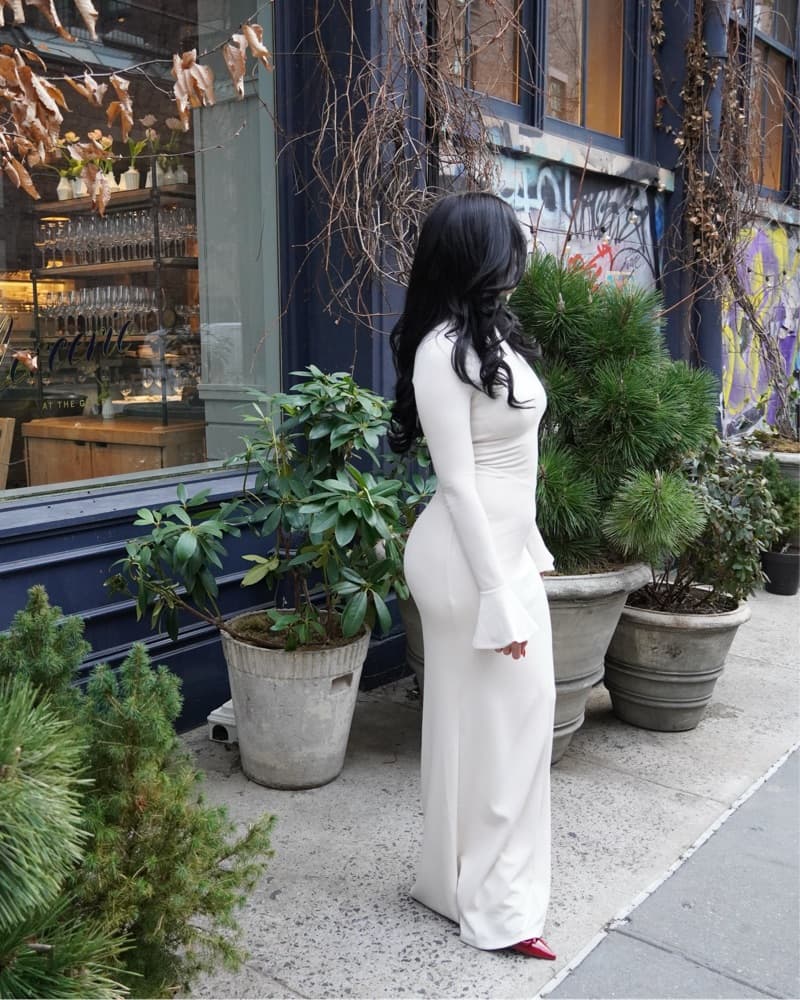 Odd Muse Knitted Long Sleeve Maxi Dress  - Image 1