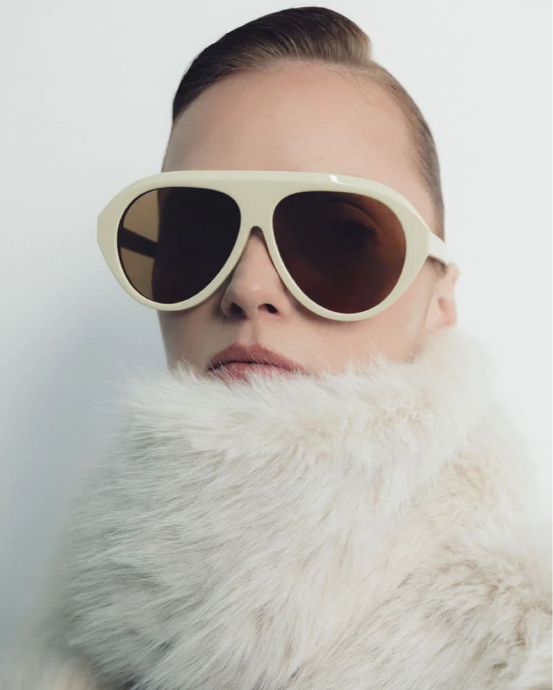 Past Midnight The Icon Sunglasses Ivory - Image 1