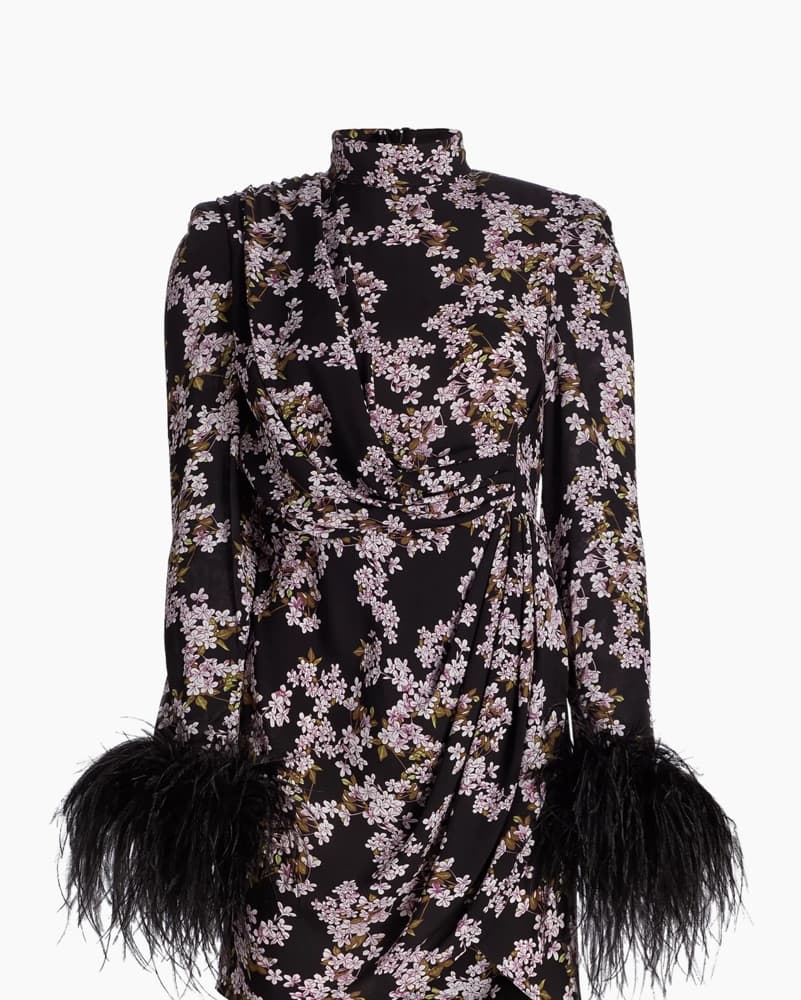 Bronx & Banco Nadine Feather Dress - Image 3