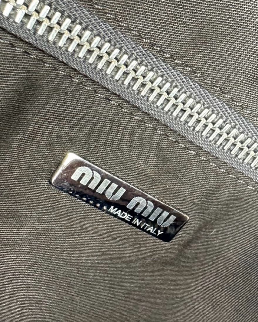 miu miu 2000s tan shoulder bag - Image 5
