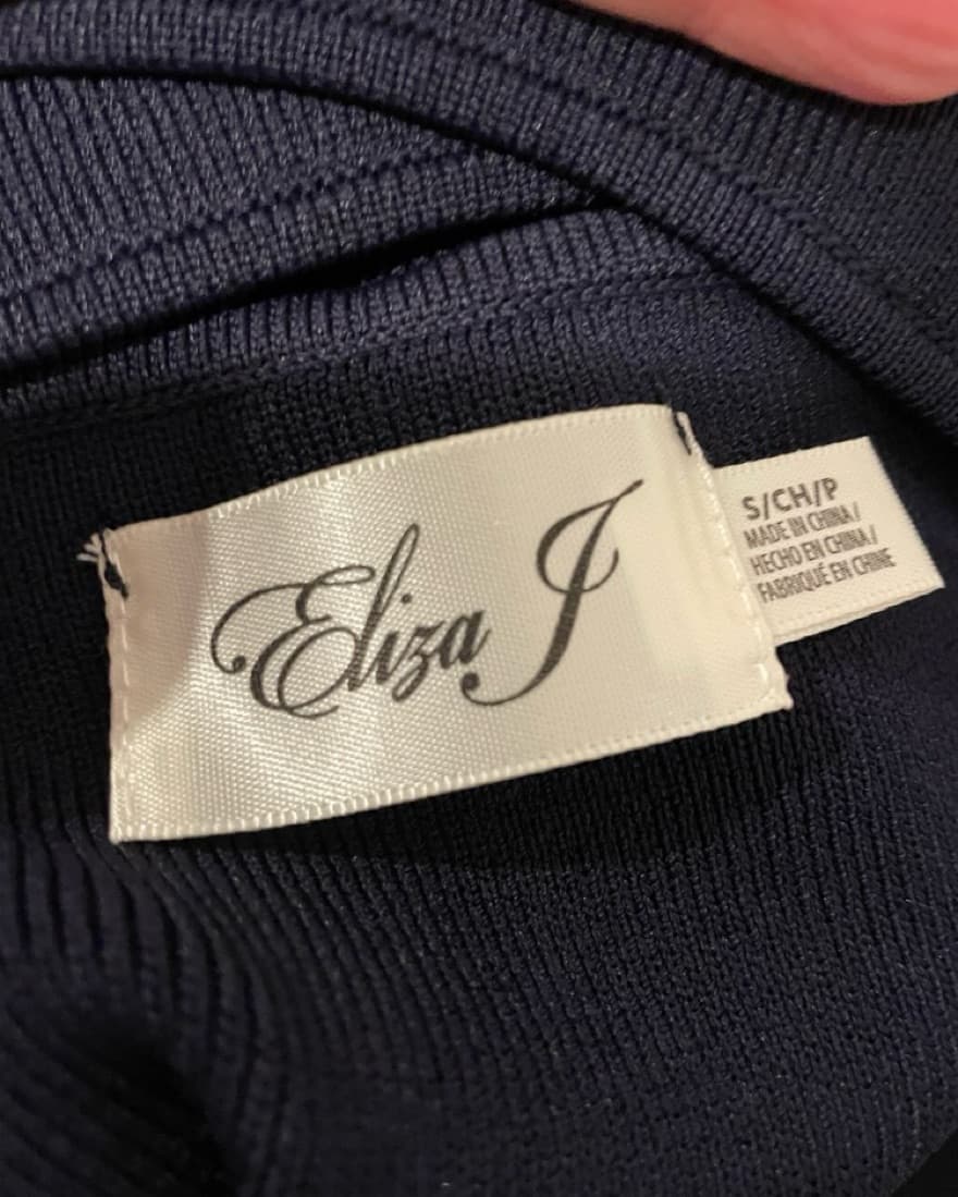 Navy Knit Top - Image 6