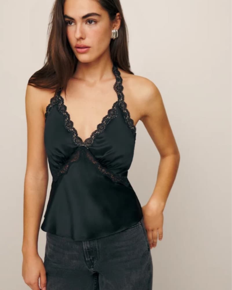 Reformation Monica Silk Top - Image 1