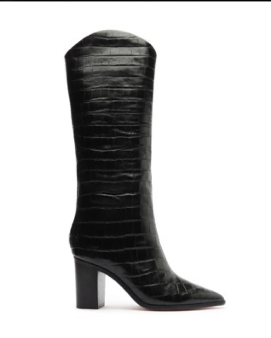 Schutz black Maryana Block Boot - Image 1