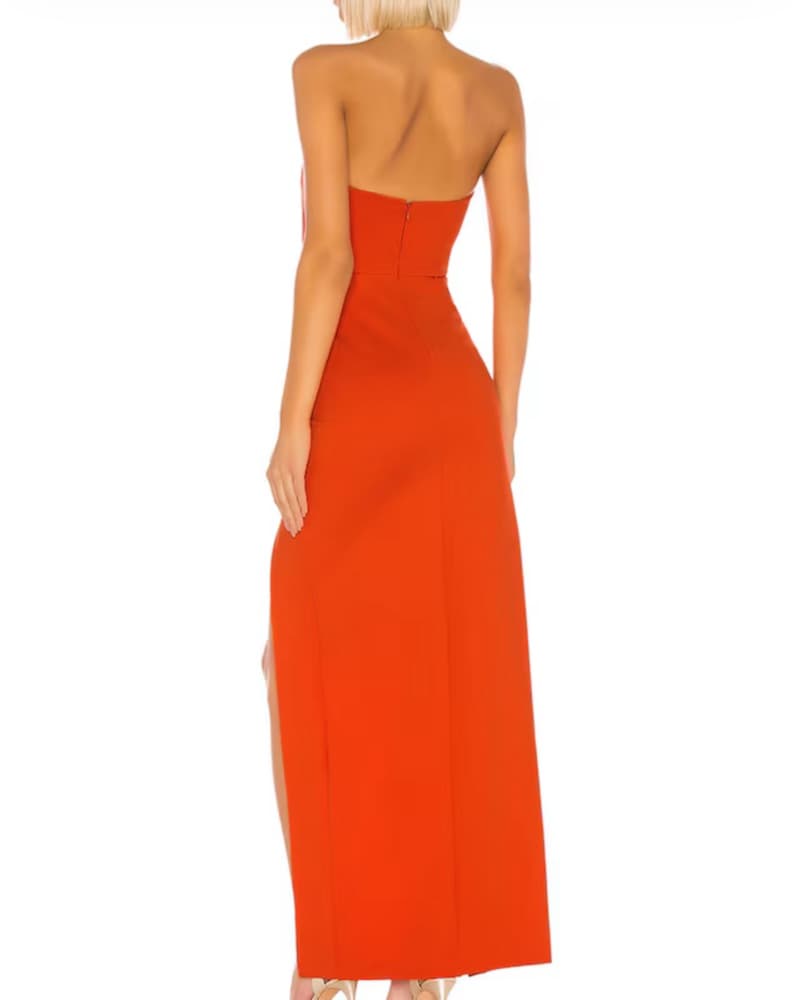 Orange Revolve Dress - Image 3