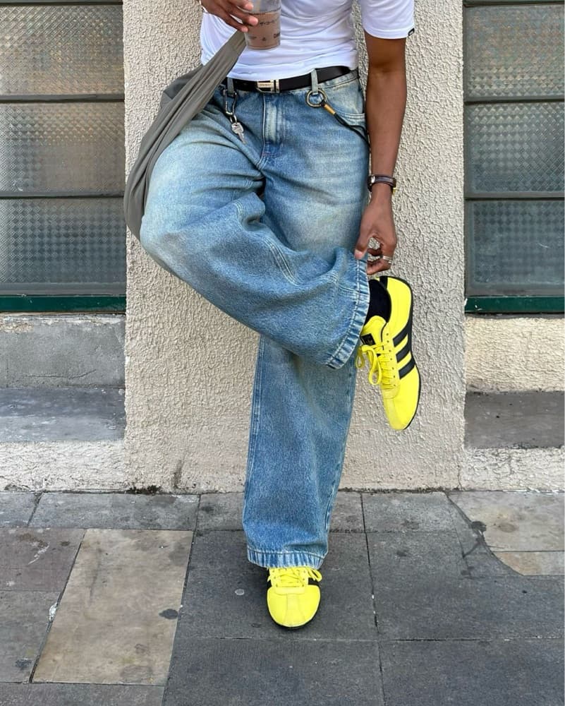Yellow Adidas Tokyo Shoes  - Image 3
