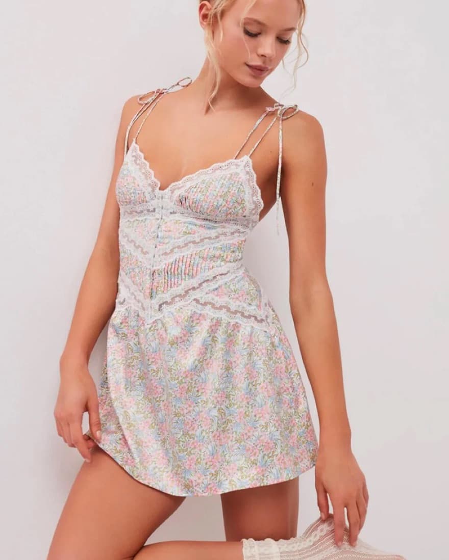 For Love & Lemons Farrah Slip Dress - Image 2