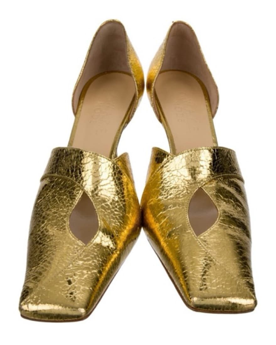 Awake Mode Gold Pumps - Image 3