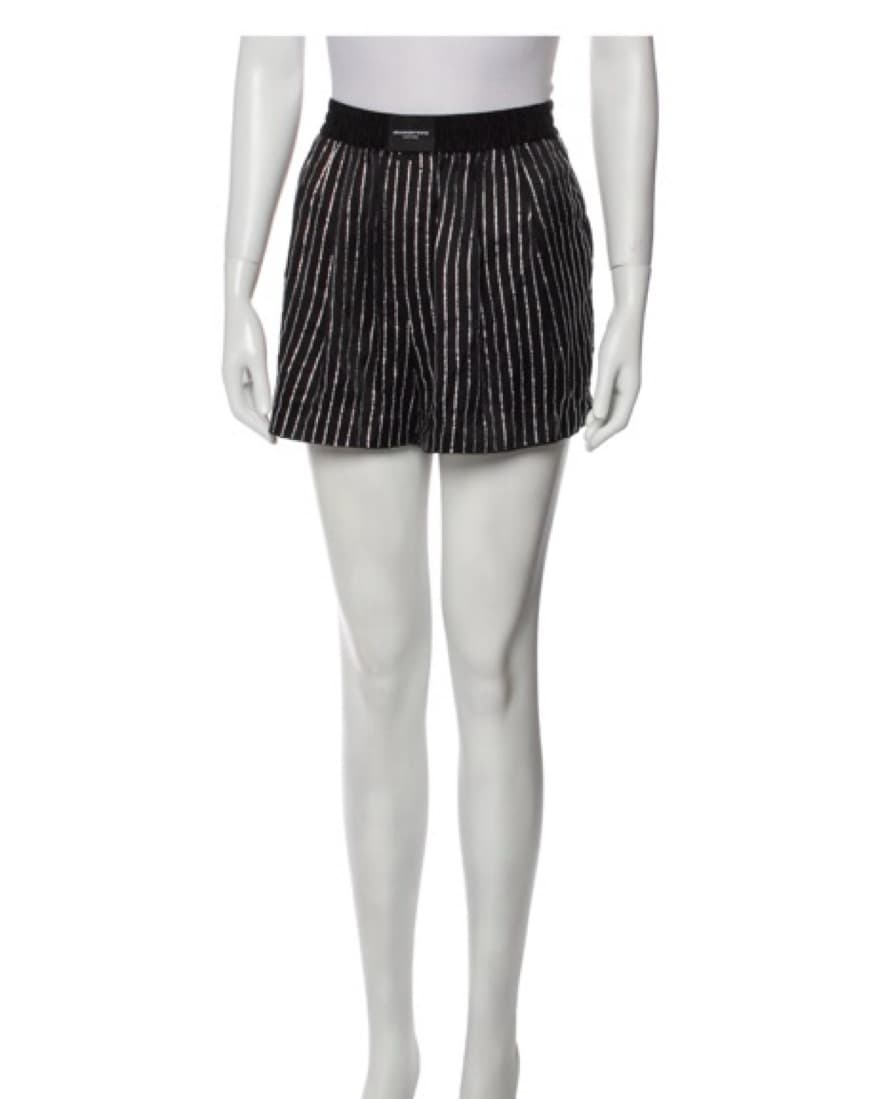 Alexander Wang Silk Mini Shorts - Image 2