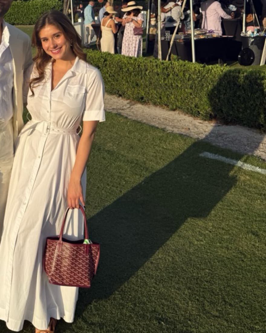 Staud Belted White Maxi Dress  - Image 2