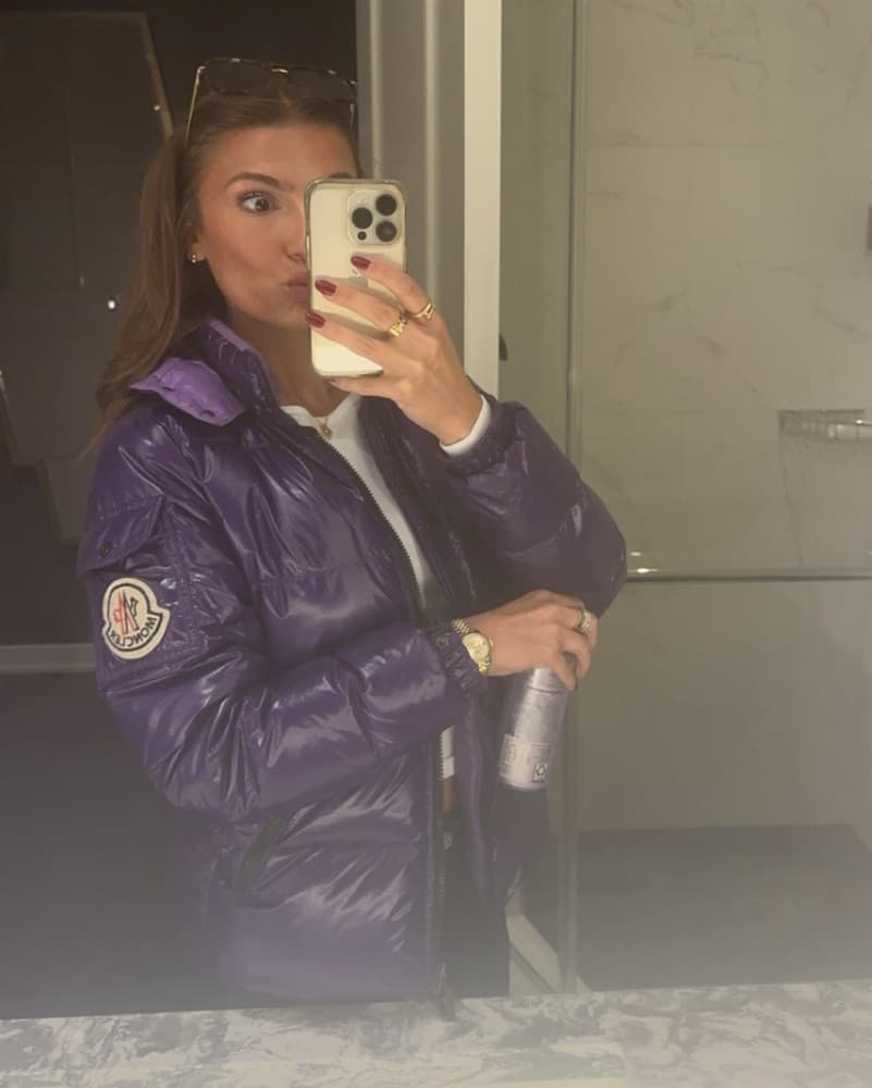 Purple Moncler Puffer - Image 1