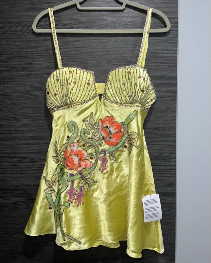 ASOS Design Embellished Floral Dress - Image 1
