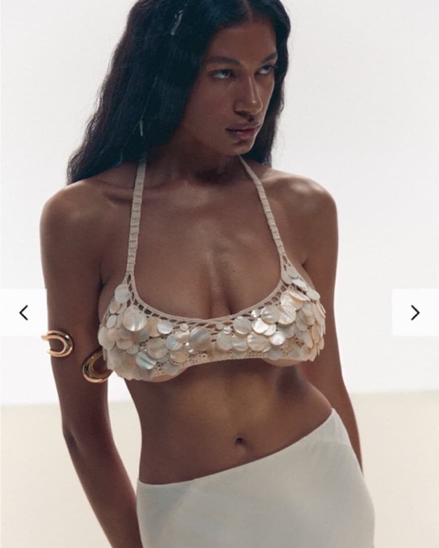 ROÁR Demetria Mother Of Pearl Top - Image 1