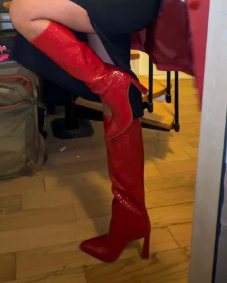 SHAYNA RED CROCODILE - Image 2