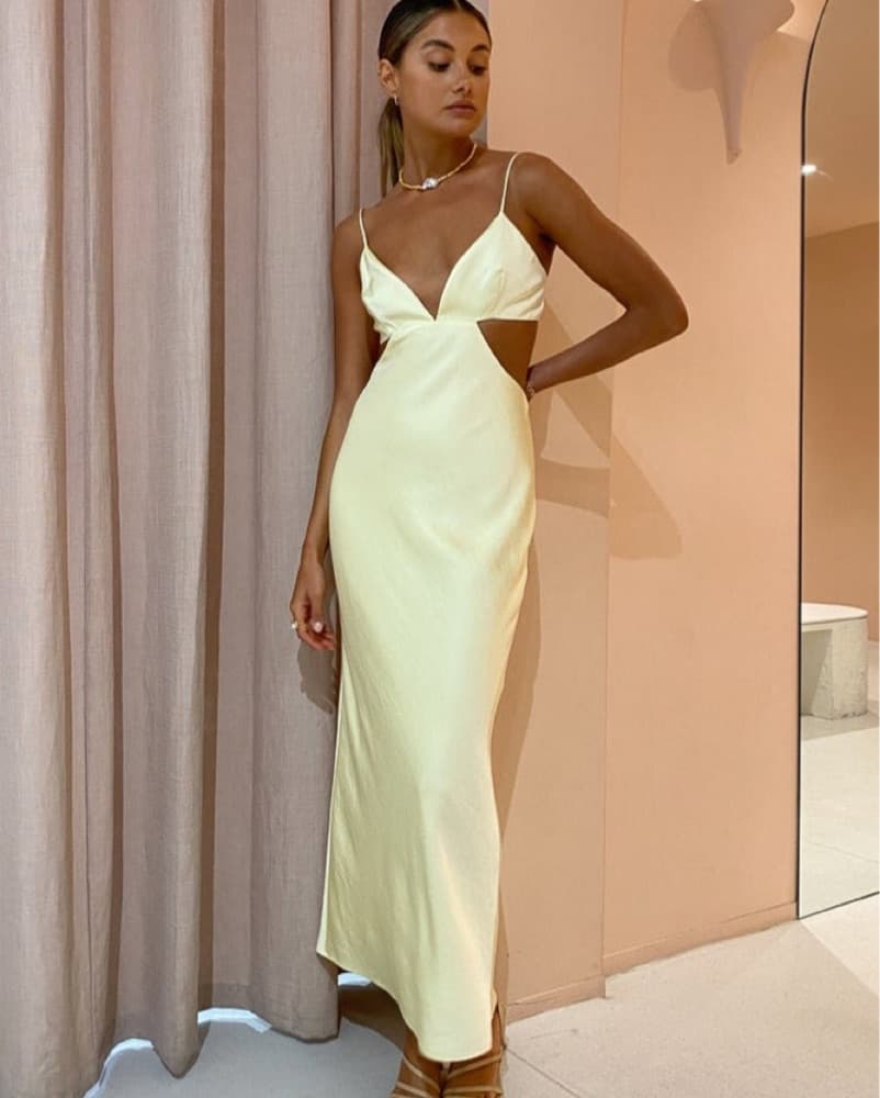 Significant Other Jacy Dress In Butter - Image 1