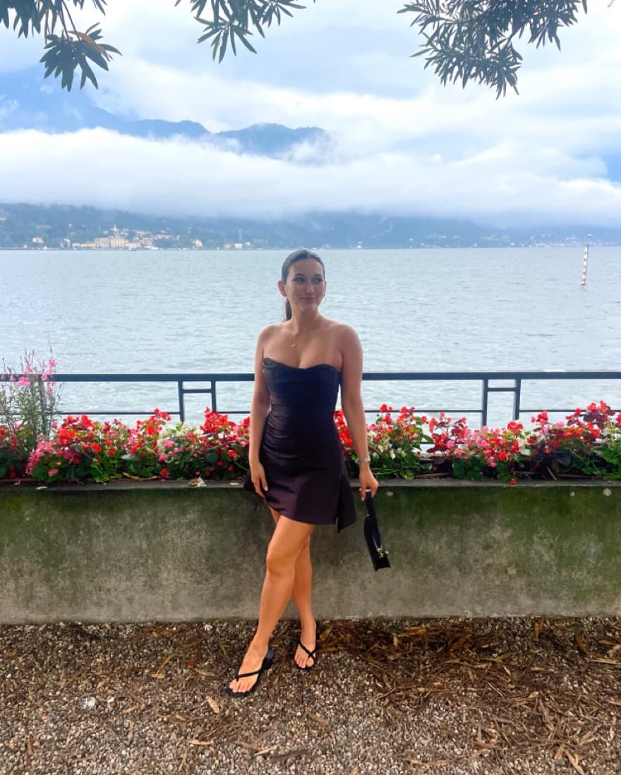 House Of CB Satin Strapless Dress - Image 2