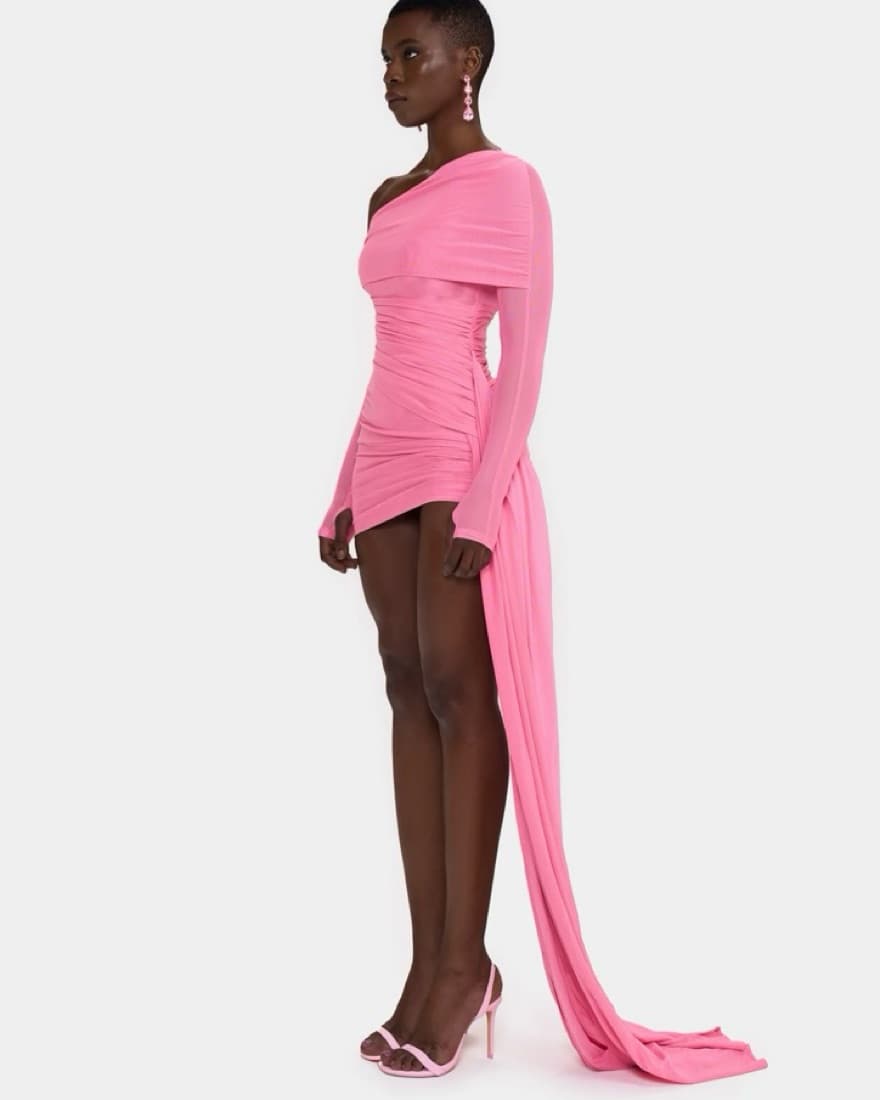Mini Asymmetric Dress - Image 2