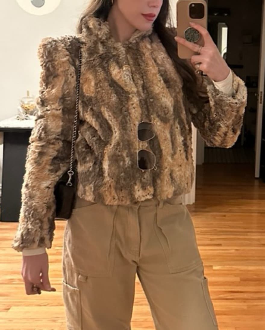 Alice And Olivia Fur Coat - Image 2