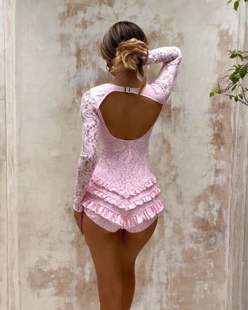 outcast pink dress/romper/jumpsuit/ - Image 2