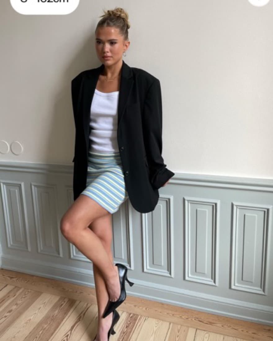 Djerf Avenue Forever Blazer Black Sz M - Image 3