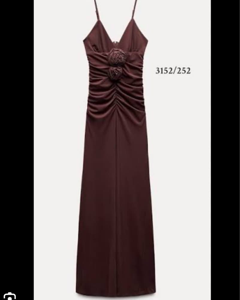 Elegant Plum Satin Gown - Image 2