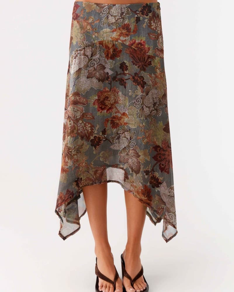 Low Rise Midi Skirt - Image 1