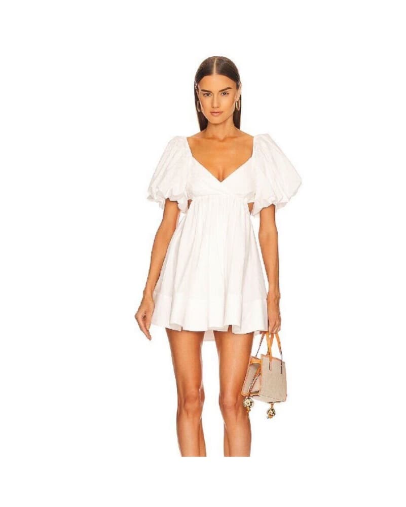 Sau Lee Lola White Mini Dress - Image 1