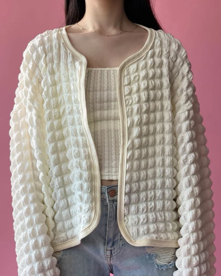 Dessin Studio Bubble Puff  Cardigan (S)  - Image 1