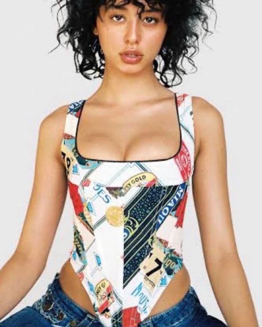 Miaou Campbell Corset in Figaro - Image 1