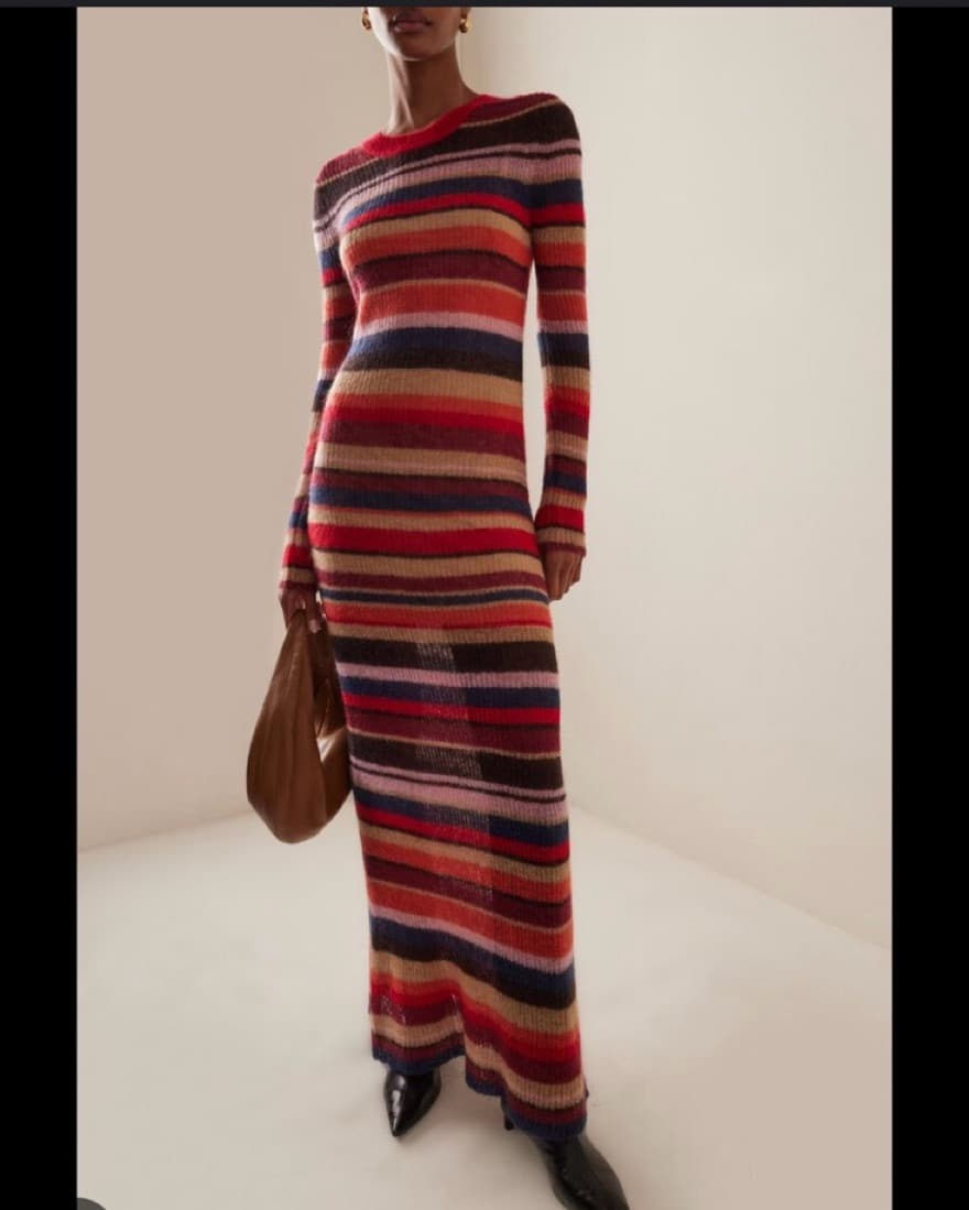 STAUD Striped Dress  - Image 3